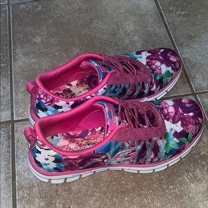 Skechers Multicolor Floral Sneakers